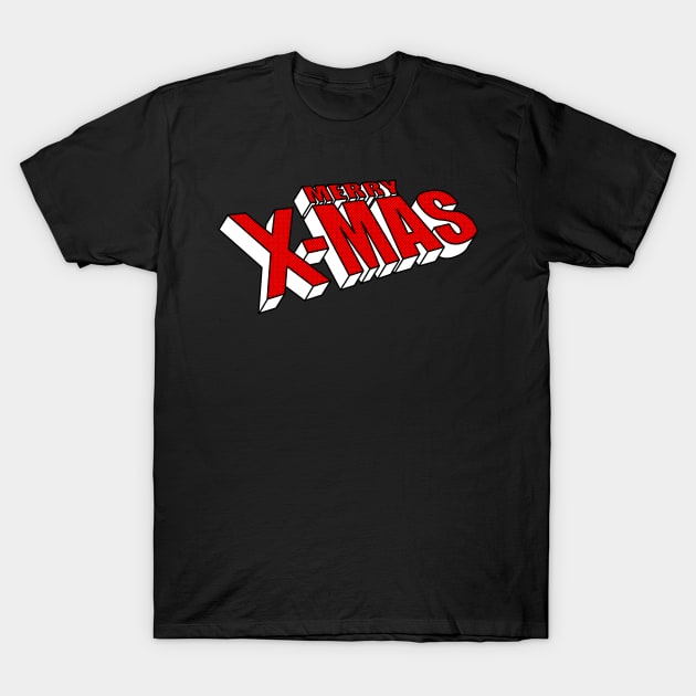 Merry X Mas T-Shirt by nickbeta